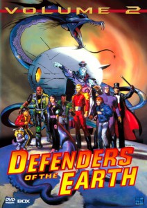 Cover of Vol.2 Defenders of the Earth DVD set.