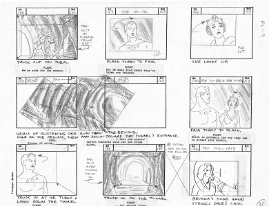 Flash Gordon Filmation Storyboard